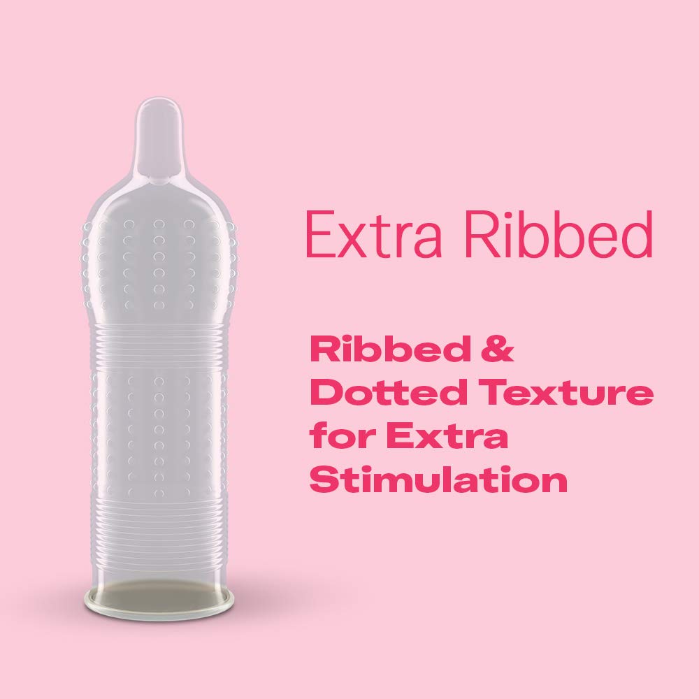 Durex Pleasure Pack (Durex Sensual 200ml, Extra Ribbed 10s)