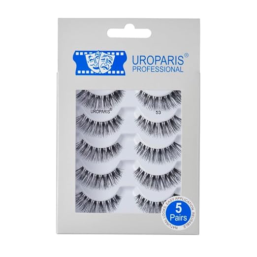 Uroparis Eyelashes 5 Pairs 51