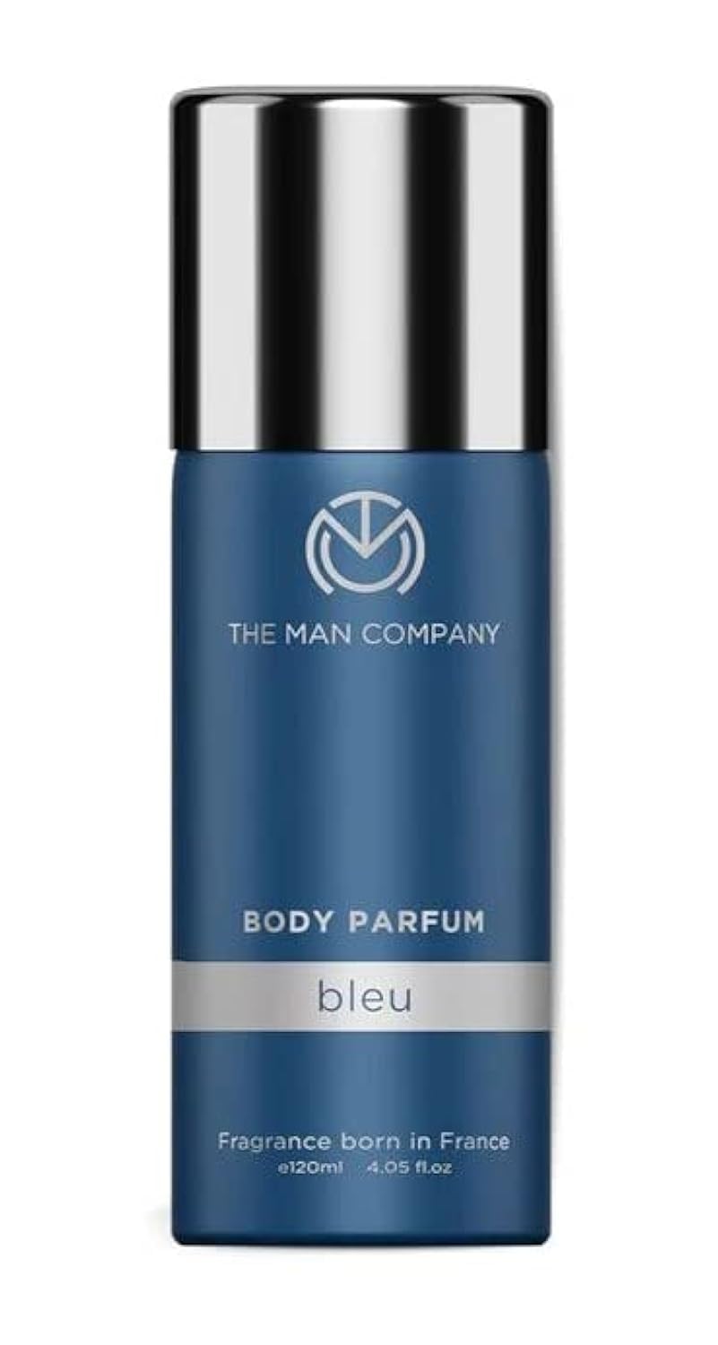 The Man Company Body Perfume For Men - Bleu | No Gas Deodorant | Long-Lasting Fragrance | Body Spray For Man - 120ml | Valentine Gift Set For Man Blue Body Perf