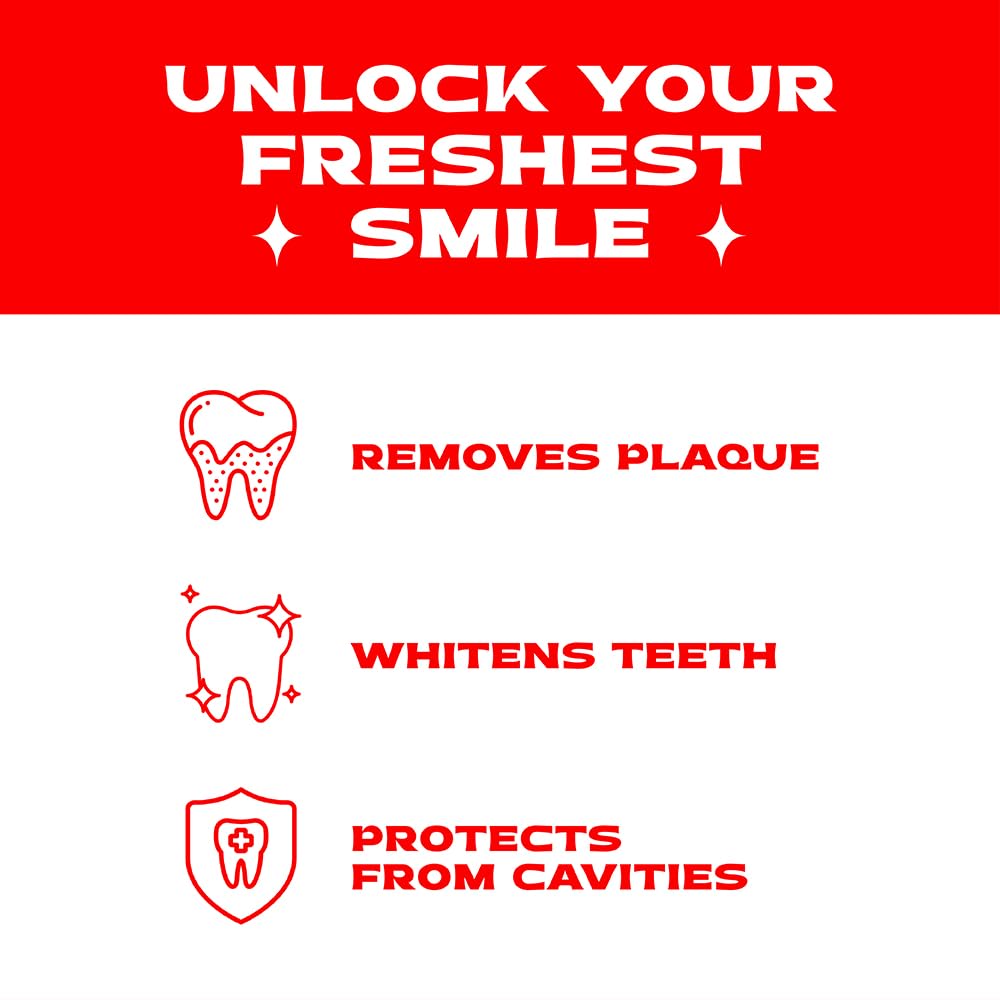 Close Up Toothpaste | Long lasting 18 Hours Of Fresh Breath & White Teeth - 300g (Pack of 2) 150 g (Pack of 2)