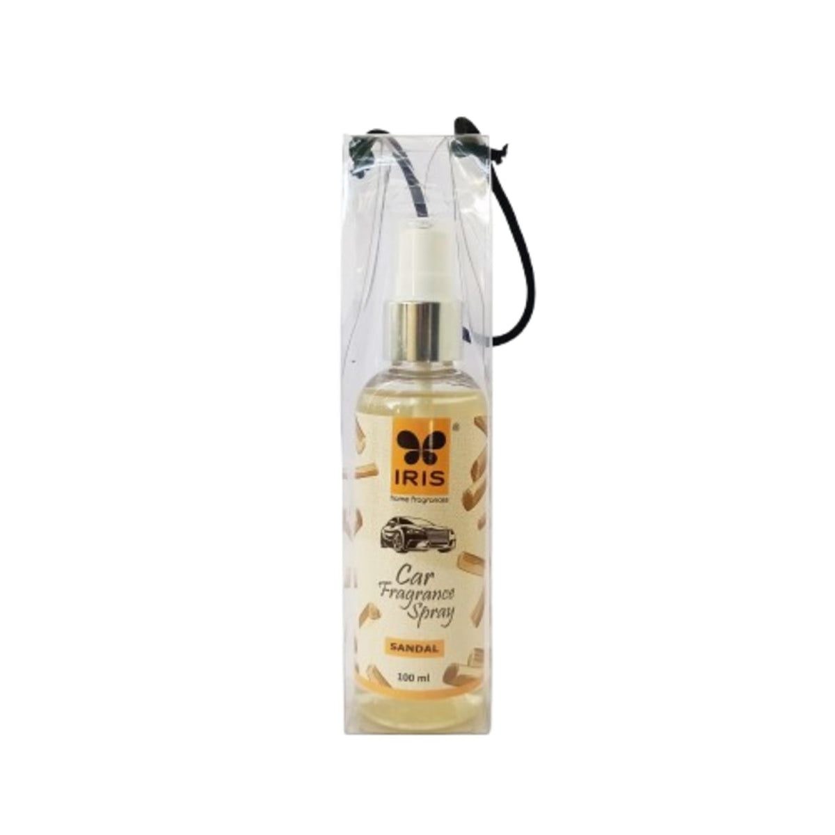 IRIS Sandalwood Car Air Freshener Spray | Long-Lasting Fragrance | 100ml