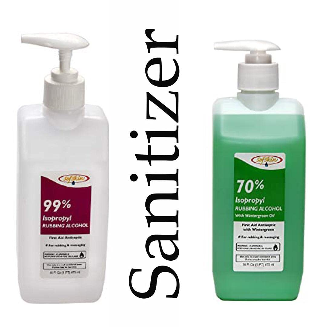 (USA Brand) Premium Pure Iso Propyl Alcohol 70% - 475 ml. Good for cleaning Laptop, Mobile, Window Pans, Washing Baby Clothes to get rid of bacteria, etc. Also
