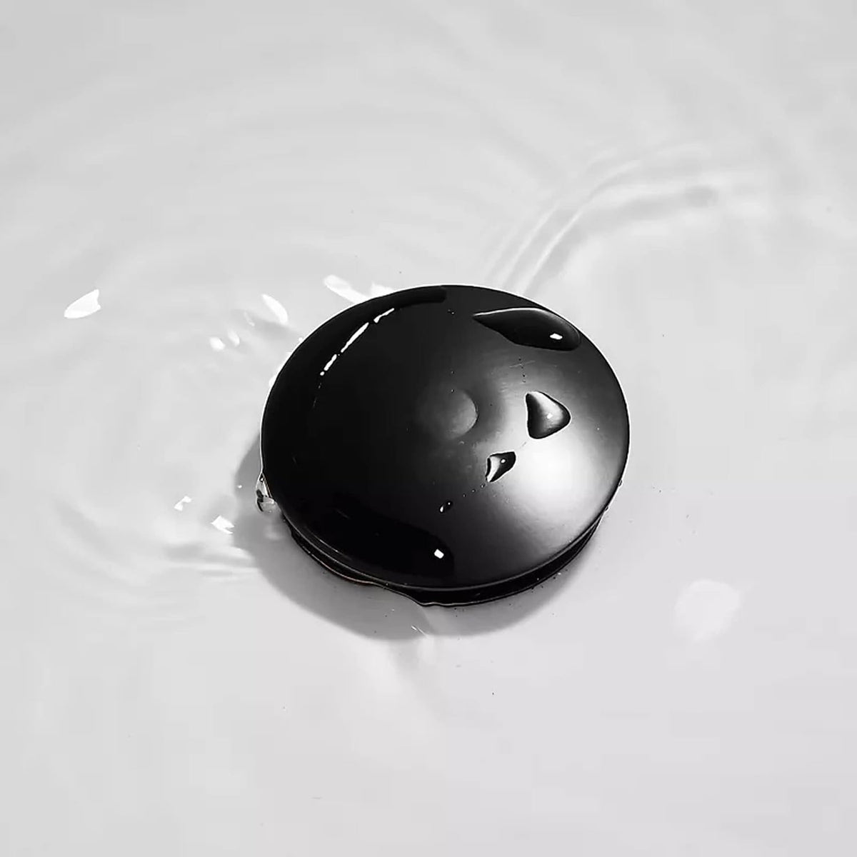 Rockgoya Bathroom Sink Drain,2 Pack Drain Stopper Bathroom Sink Without Overflow,Pop Up Drain Assembly with Detachable Strainer Basket,Built-in Anti-Clogging St