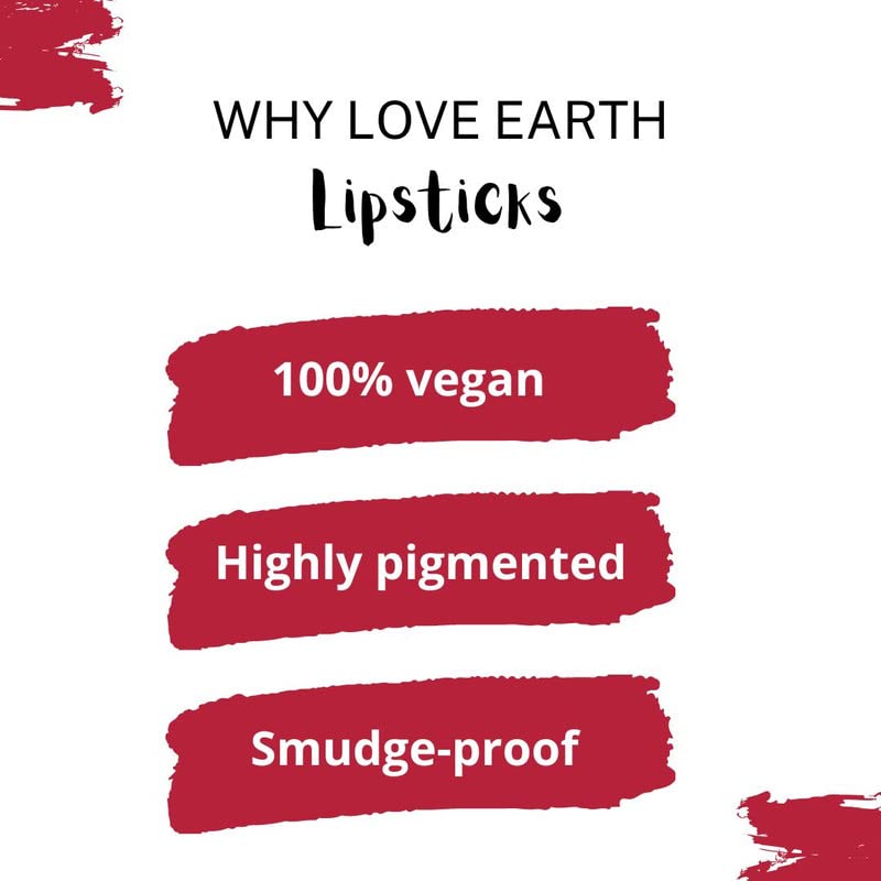 Love Earth Liquid Mousse Lipstick - Matte Finish | Lightweight, Non-Sticky, Non-Drying,Transferproof, Waterproof | Lasts Up To 12 Hours With Vitamin E And Jojoba Oil - (6 ml (Pack Of 1) Pink Colada)