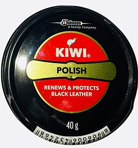 Kiwi Shoe Polish Paste Black and dark tan [Pack Of 2 (one each)]