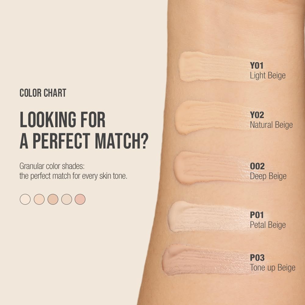 TFIT Idol Cover Concealer - Full Coverage, Lightweight, Sweat & Water Proof, Long-lasting, Lightweight, Conceales Dark Circles, Fine Lines, Redness, 0.22 Oz. (Y02 Natural Beige, 0.22 Oz.)