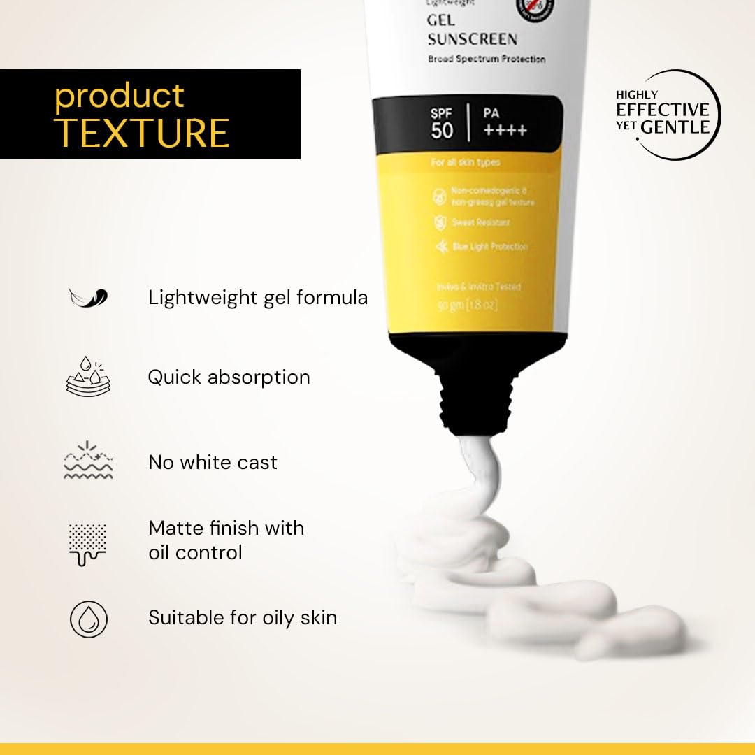 Deconstruct Gel Sunscreen 50gm + Brightning Lip balm combo