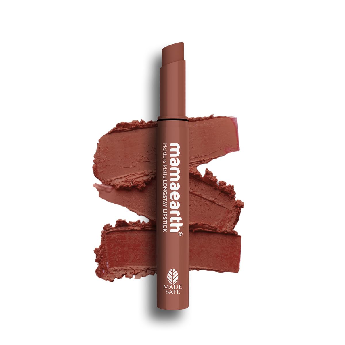 Mamaearth Moisture Matte Lipstick (05 - Espresso Brown) | Infused with Vitamin E | 12-Hour Long Stay & 8-Hour Moisture Lock | Cruelty-Free & Smudge-Proof | 0.07 Oz/2g