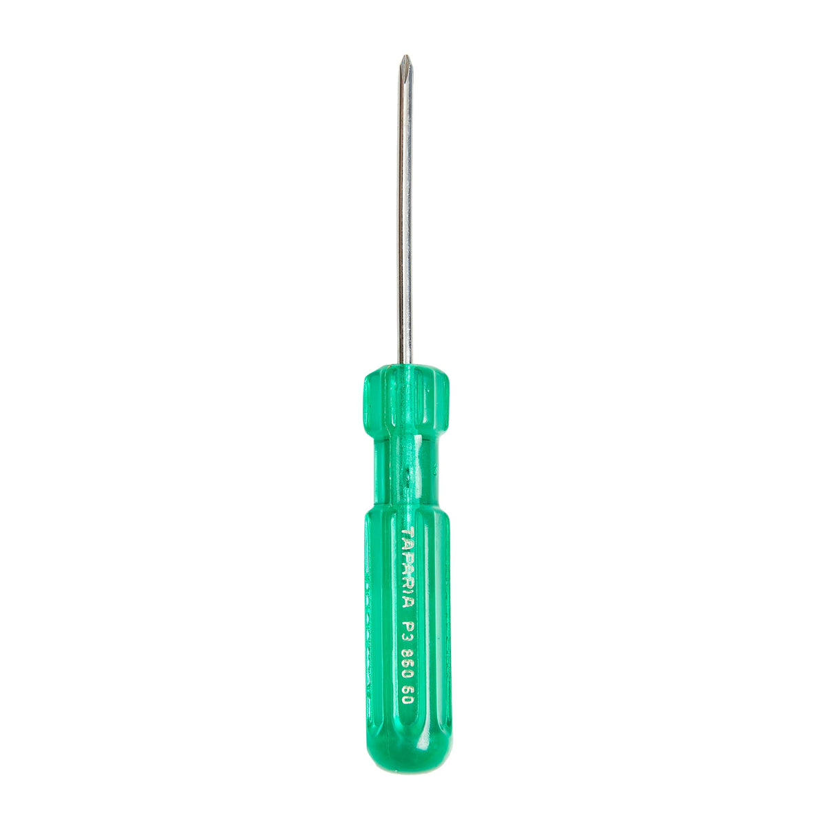 Taparia P3 860 60 Steel Tip No.0 Philips Screw Driver (Green And Silver), 1 pc Phillips Tip No 0 Blade Length 60mm