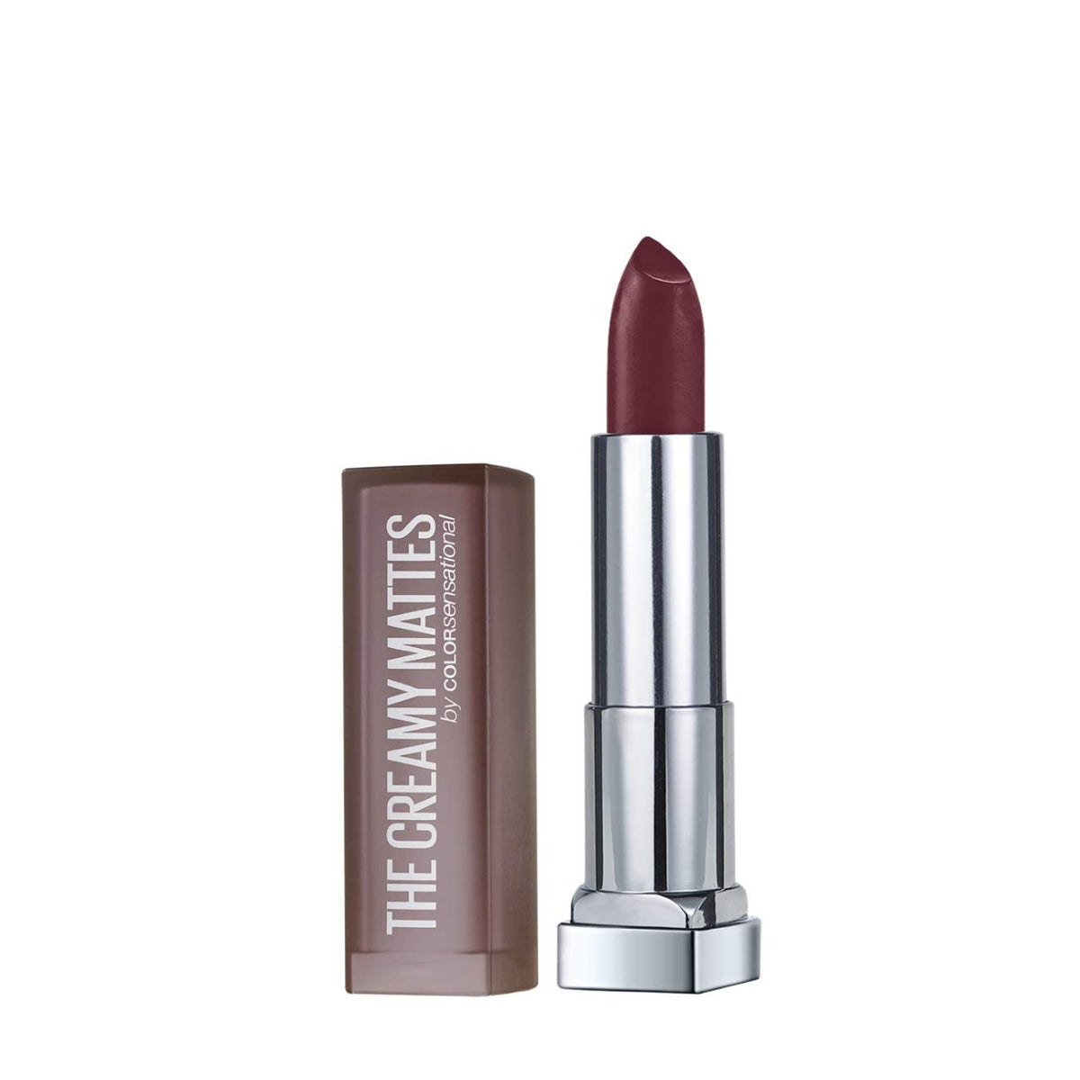 Maybelline New York Color Sensational Creamy Matte Lipstick, 690 Siren in Scarlet, 3.9g And Maybelline New York Color Sensational Creamy Matte Lipstick, 696 Bur