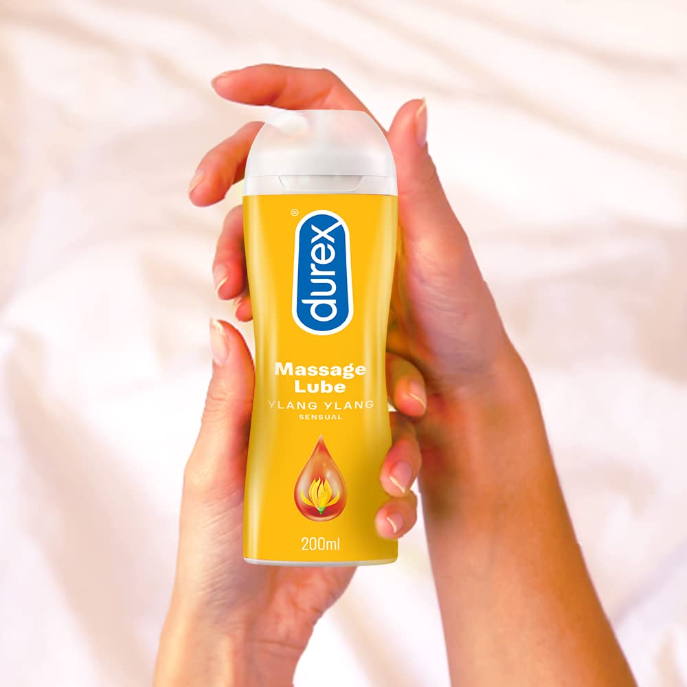 Durex Play Massage 2in1 Sensual - 200 ml & Play Vibrations Massager Ring Play Massage+Vibrations Ring 2 Piece Set