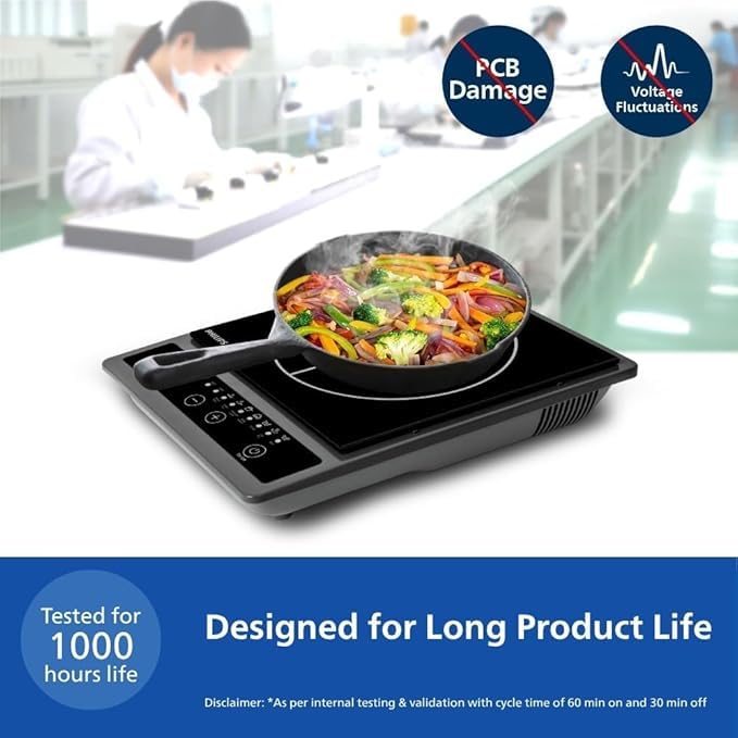 Philips HD4944/00 1500W Induction Cooktop Blue & Black