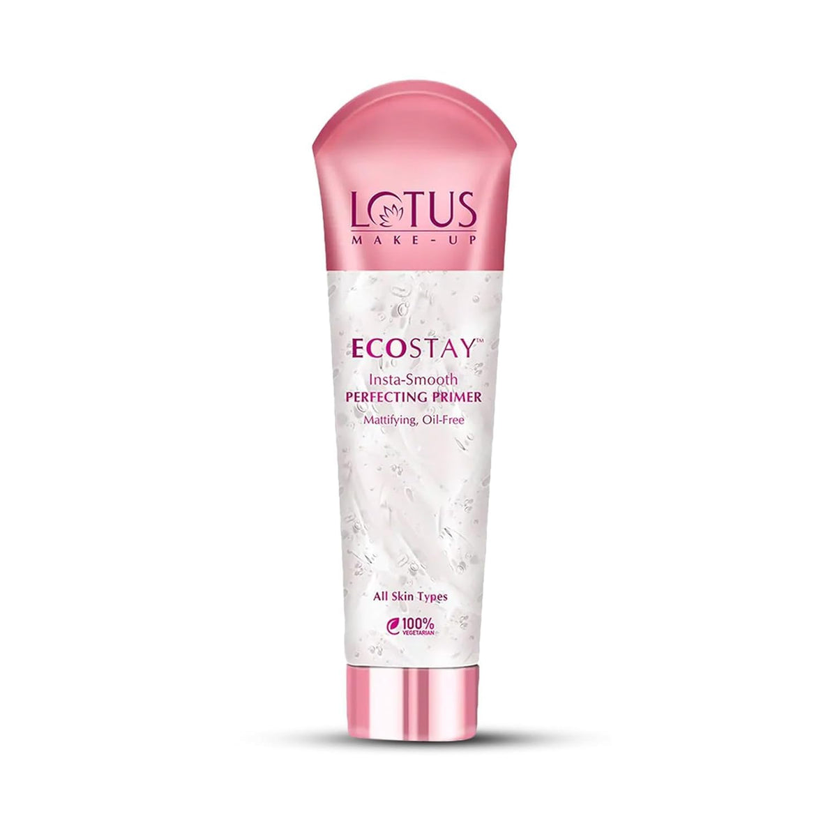 Lotus Make-Up Ecostay Insta Smooth Perfecting Face Primer | Non-Sticky, Oil-Free, Mattifying Gel Primer | All Skin Types | Vitamin E | Blurs Pores & Fine Lines