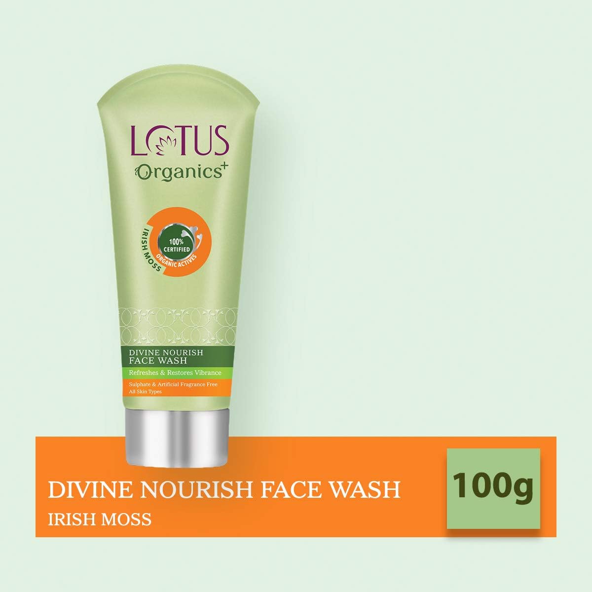 Lotus Organics+ Divine Petals Face Toner Mist 50 ML+ Face Wash 100 ML