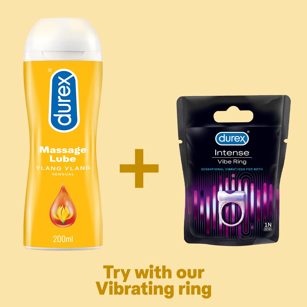 Durex Mutual Climax Condoms - 10s + Durex Play Sensual Massage 2in1 Sensual - 200 ml