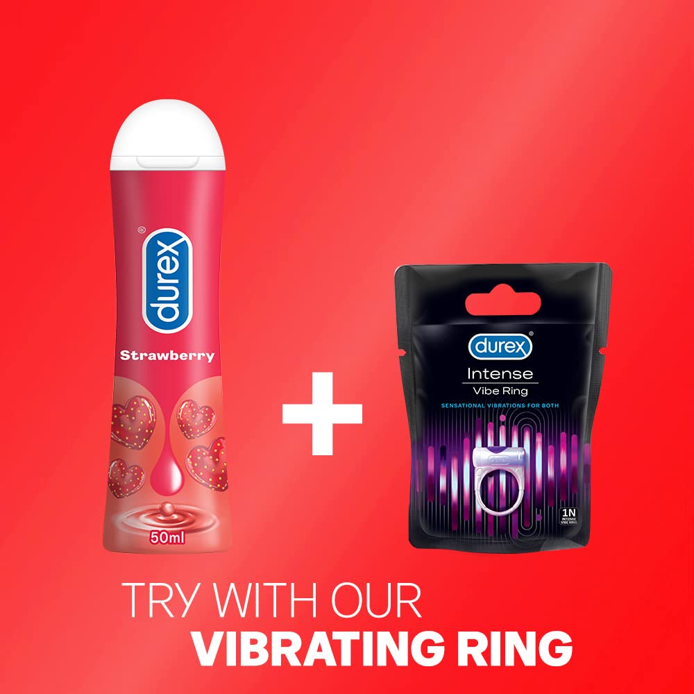 Durex Play Lubricant Gel - Strawberry 50ml 1 count (Pack of 1)