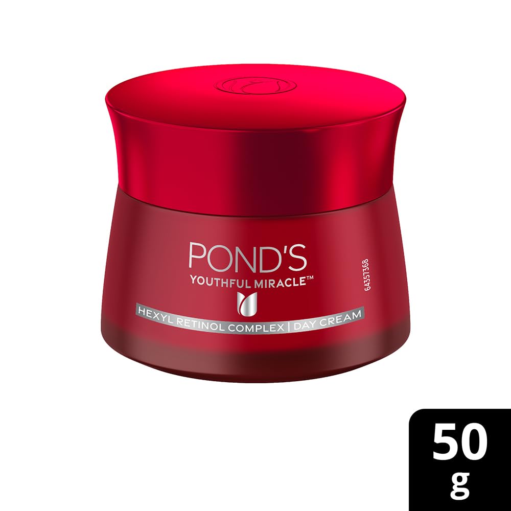 POND'S Youthful Miracle Hexyl Retinol Complex, Renew & Repair Day Cream 50g SPF 15 PA++ 50 g (Pack of 1)