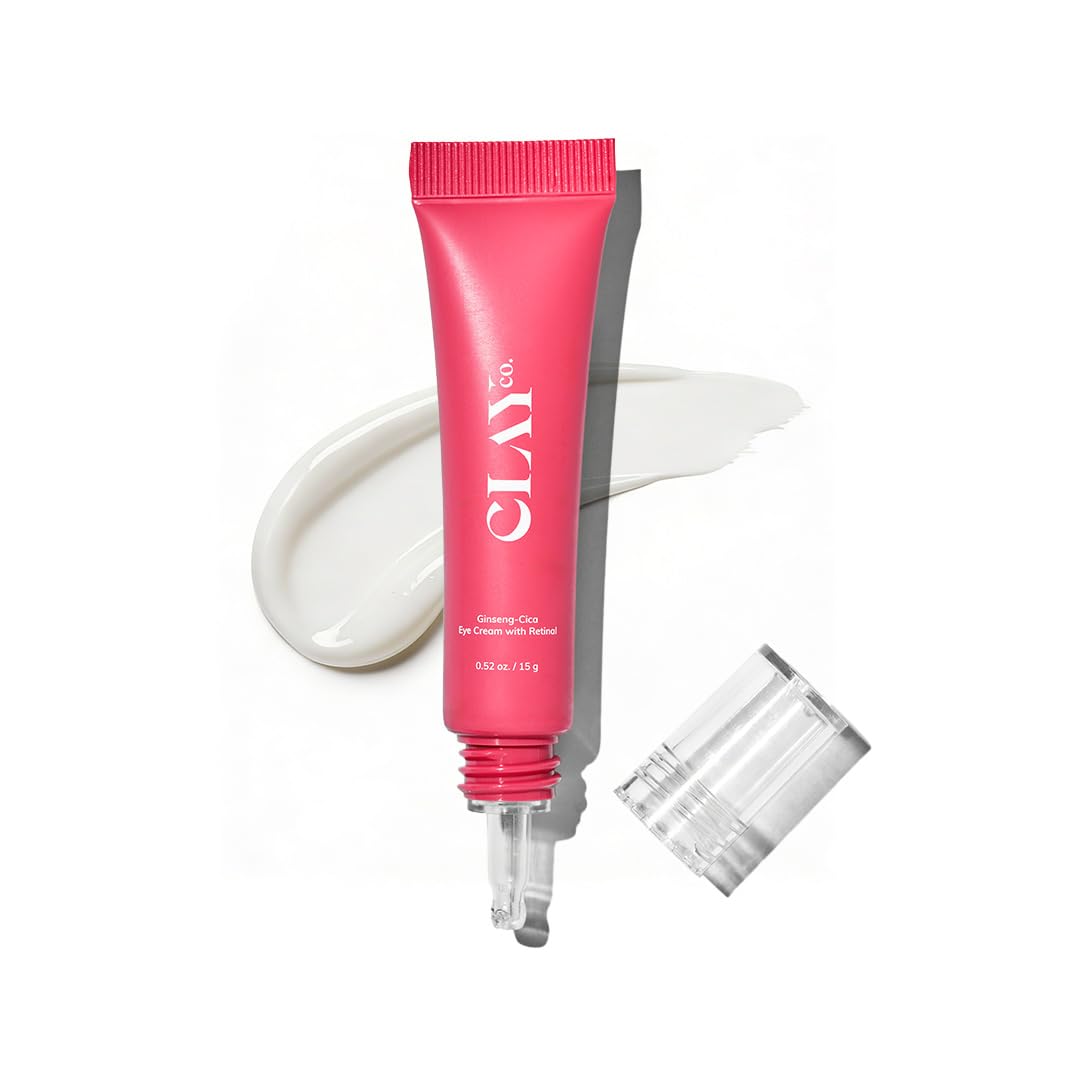 Clayco Ginseng Cica Retinal Eye Cream for Dark Circles & Puffiness 15 g Ginseng Cica Under Eye Cream with Retinal 15 g (Pack of 1)