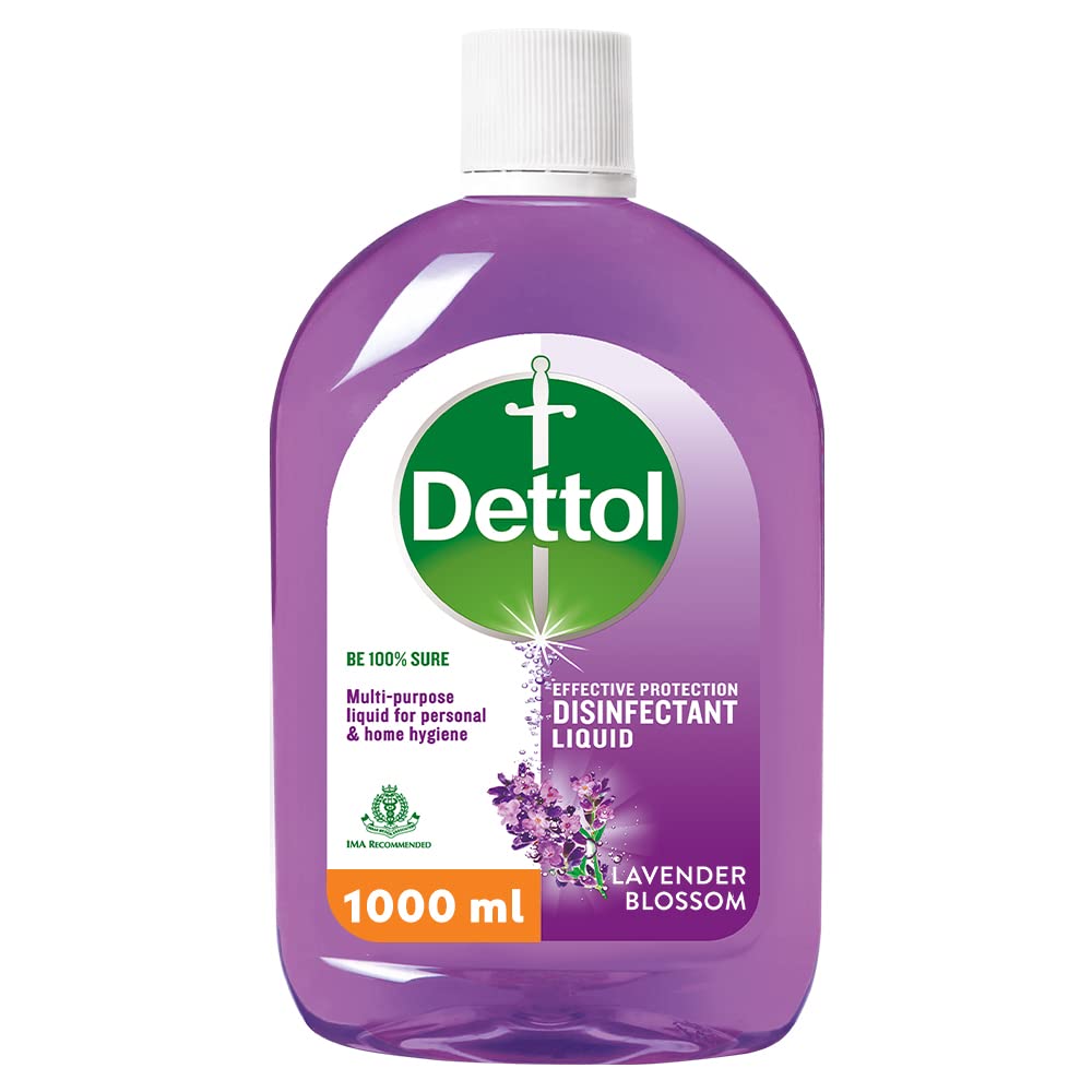 Dettol Liquid Disinfectant for Floor Cleaner, Surface Disinfection, Personal Hygiene (Lavender Blossom, 1L) & Body Wash and Shower Gel for Women and Men, Refres