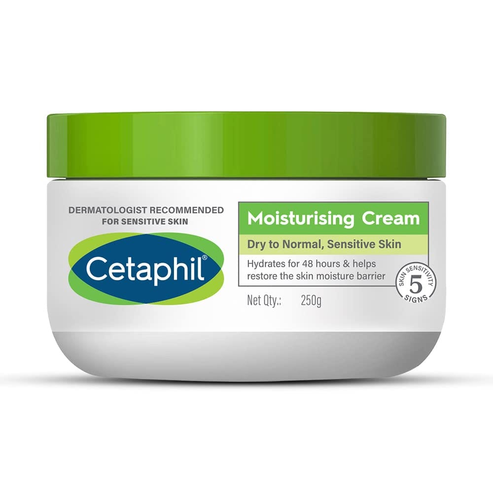 Cetaphil - Moisturising Cream for Face & Body,Dry to Normal skin, Paraben & Sulphate free, Niacinamide &Vitamin B5