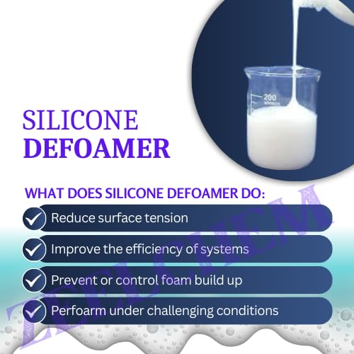 Silicone Defoamer Water Base - 492ml | Anti-Foaming Agent | Specially Made for Pool Spa, Pond and Hot Tub, ETP Plants, Distillery, Paper Mills & Sugar Mills |