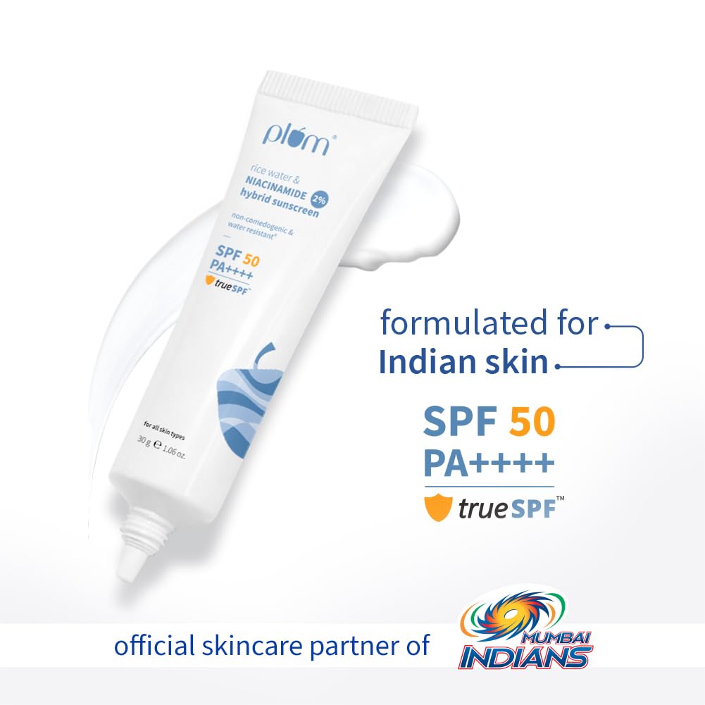 2% Niacinamide Sunscreen & Rice Water SPF 50 PA++++ Sunscreen In-vivo & in-vitro tested | non-comedogenic | 4-hr water resistant | 30g 30 g (Pack of 1)