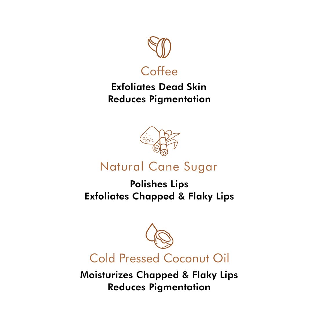 mCaffeine Coffee Lip Scrub Balm - 85% Reduction in Dark Lips & Pigmentation | Heals Dry & Chapped Lips | With Natural Sugar, Cold Pressed Coconut Oil & Coffee S