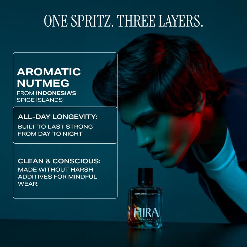 HIRA After Hours Perfume for Man 50ml | Fresh, Citrus, Jasmin & Woody