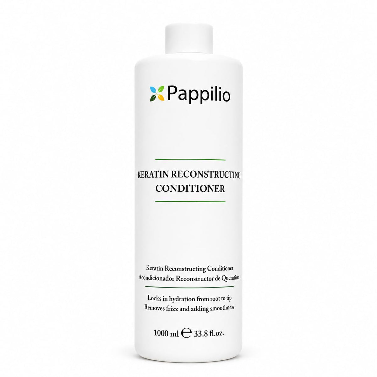 Keratin Reconstructing Conditioner – 1000 ml | Sulfate-Free Salon Conditioner for Damaged & Frizzy Hair | Botanical-Infused | Keratin Repair & Deep Hydration fo