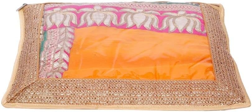 FOUNTINA Single Packing Saree Cover Set of 6 Pcs (Designer Lace)