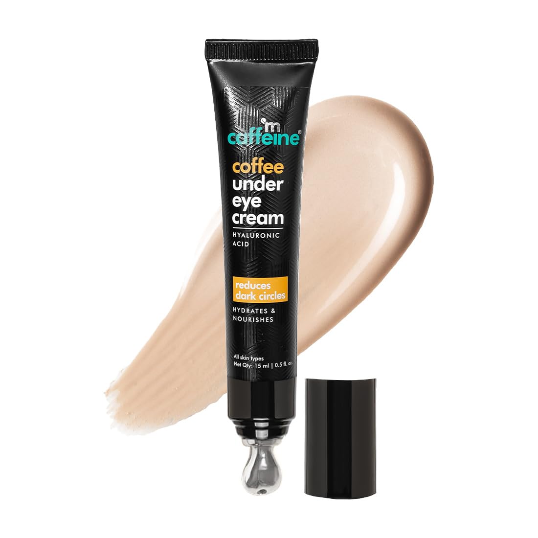 mcaffeine Coffee Under Eye Cream Gel for Dark Circles, Puffiness & Fine Lines | 94% Users Saw Reduced Dark Circles| Winter Eye Care Cream for Hydration | with B