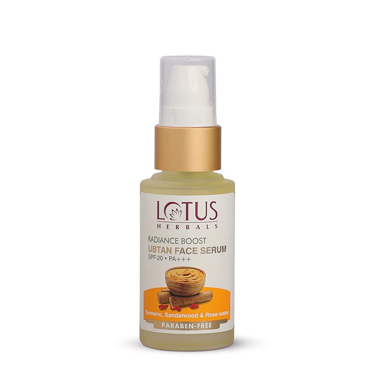 Lotus Herbals - Radiance Boost Ubtan Face Serum SPF 20 (30mL)