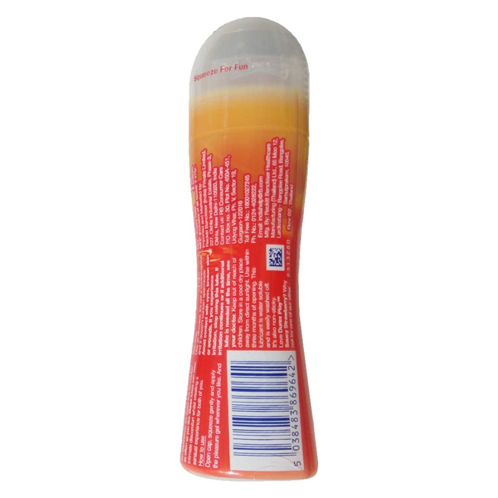 Durex Pleasure Pack (Durex Strawberry 50ml, Extra Dots 10s)