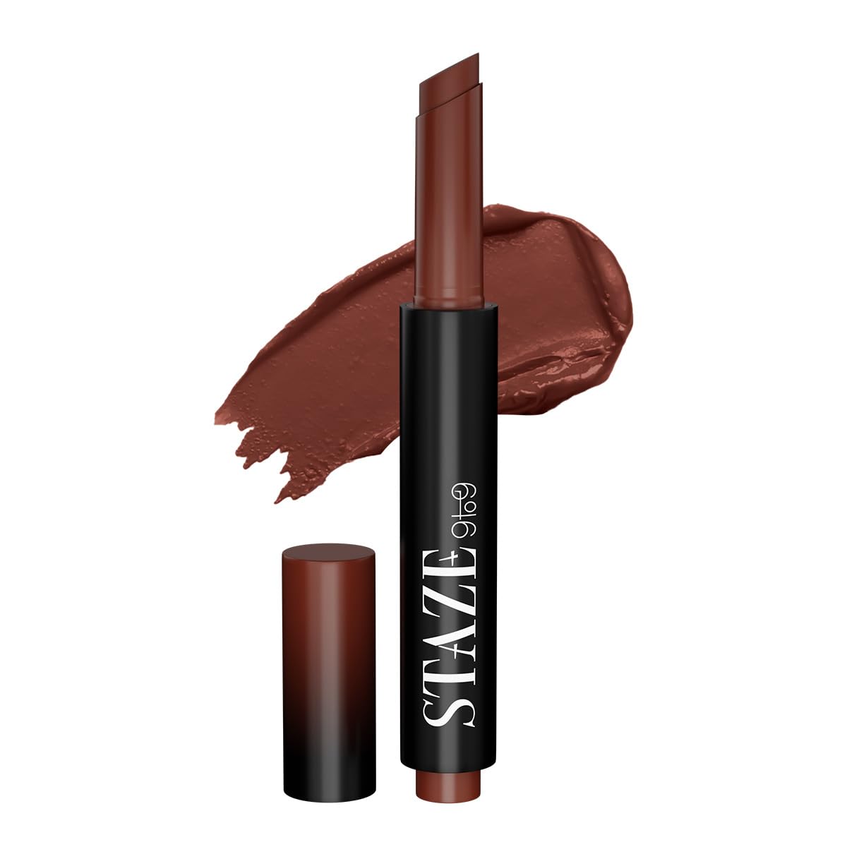Staze Y.U.M.M.Y Lip Gloss Balm | 3-in-1 Gloss + Tint + Balm | High-Shine Glossy Finish | With SPF 15 | Non-sticky Formula with Hyaluronic Acid & Shea Butter | 05 Double Espresso | 2g