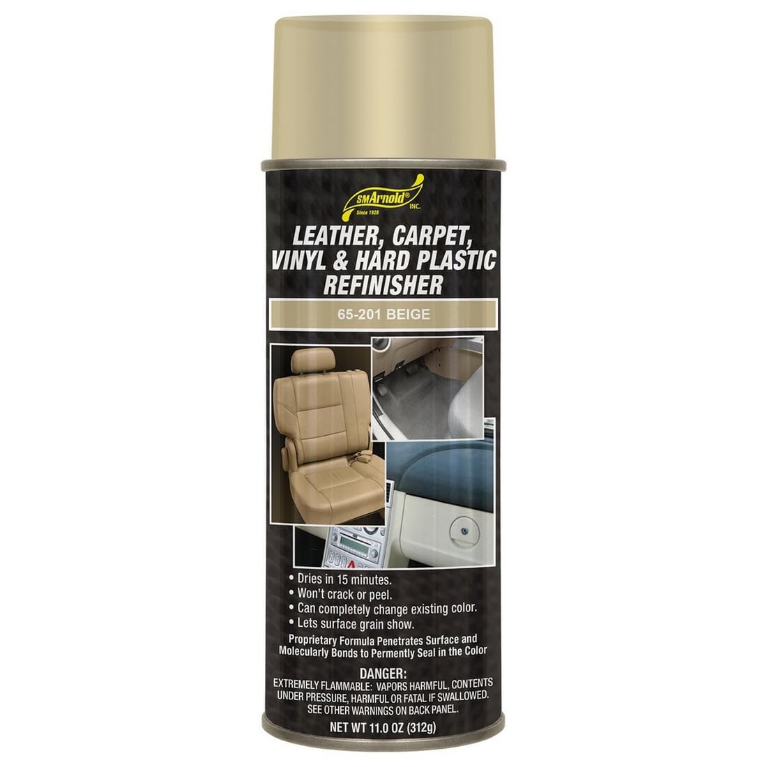 S. M. Arnold Beige Leather, Carpet, Vinyl & Hard Plastic Refinisher [65-201], 11. Fluid_Ounces