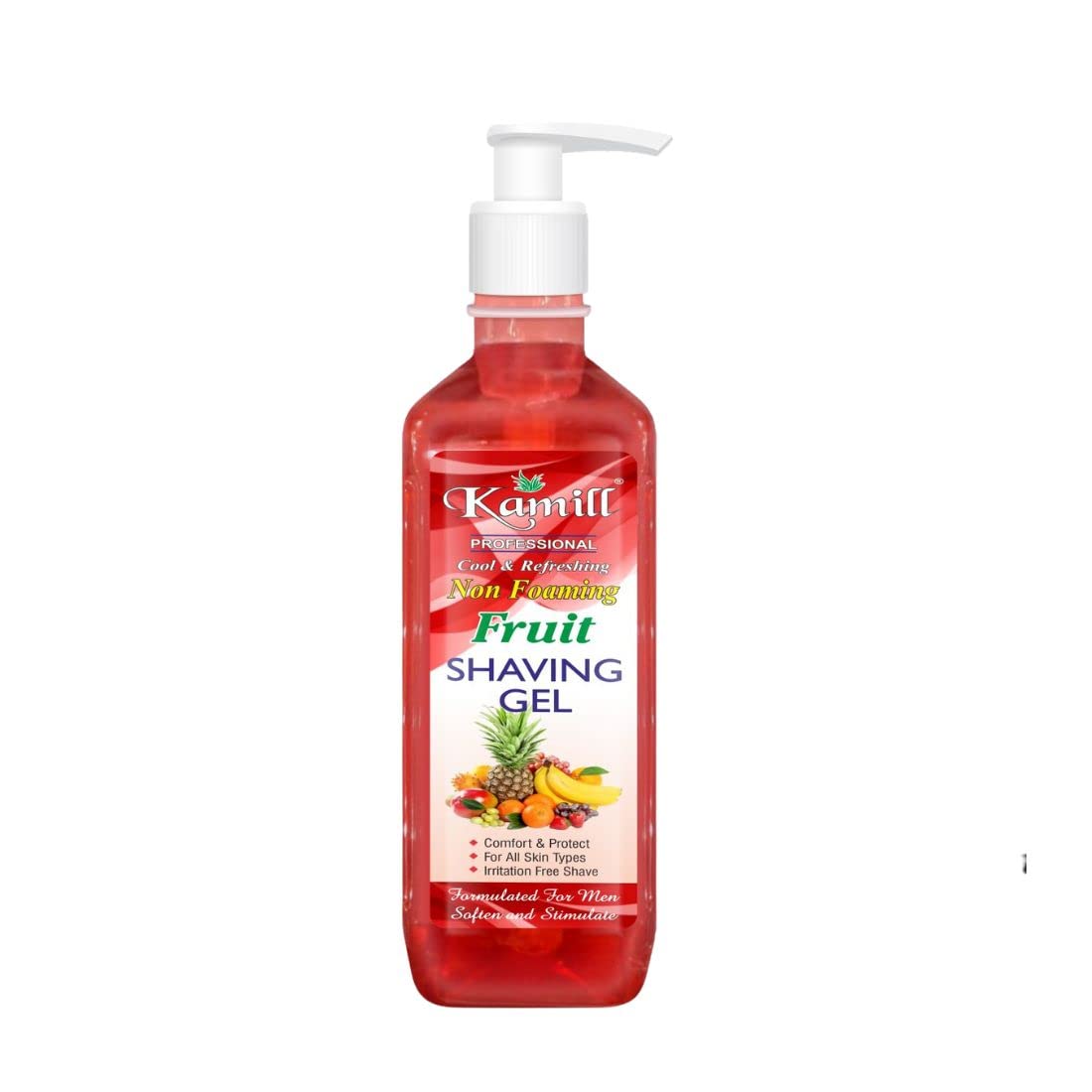 Kamill Professional Non Foaming Fruit Shaving Gel For Irritation Free Shave (500 ml)
