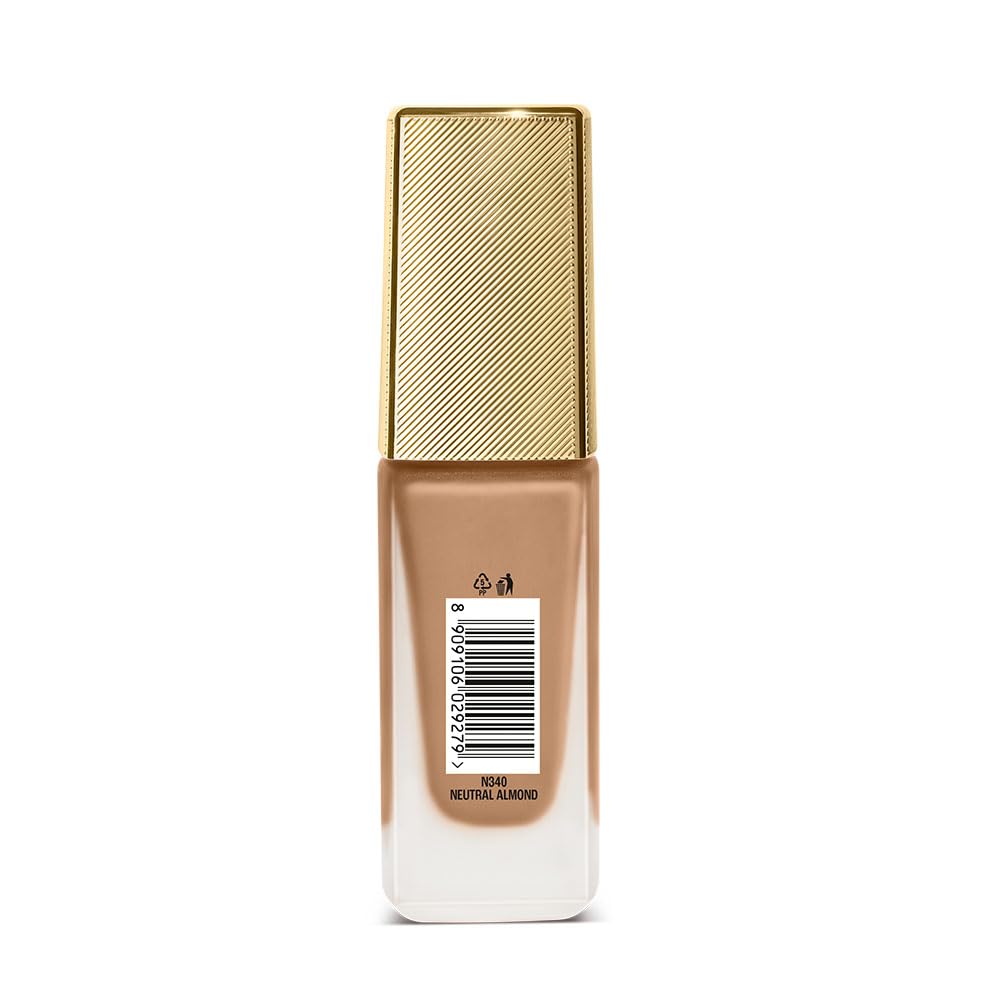 LAKMÉ 9to5 Hya Matte Full coverage Liquid All skin type Foundation + Hyaluronic Acid Neutral Almond - 25ml