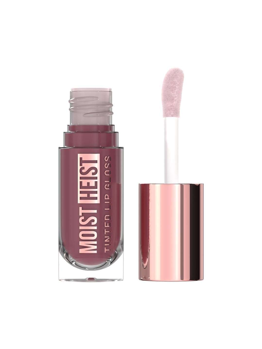 SWISS BAEUTY Moist Heist Tinted Lip Gloss with Vitamin E, Non-Sticky, Long-Lasting, 4.8g (03 Berry Mission)