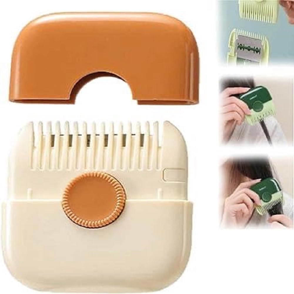 2 In 1 Hair Trimmer for kids CUTTING in Hand Powered Split Ends and Bangs Dual Side Trimming Arrangement End Remover Tool Cutting Arranging Tool Smooth Healthy