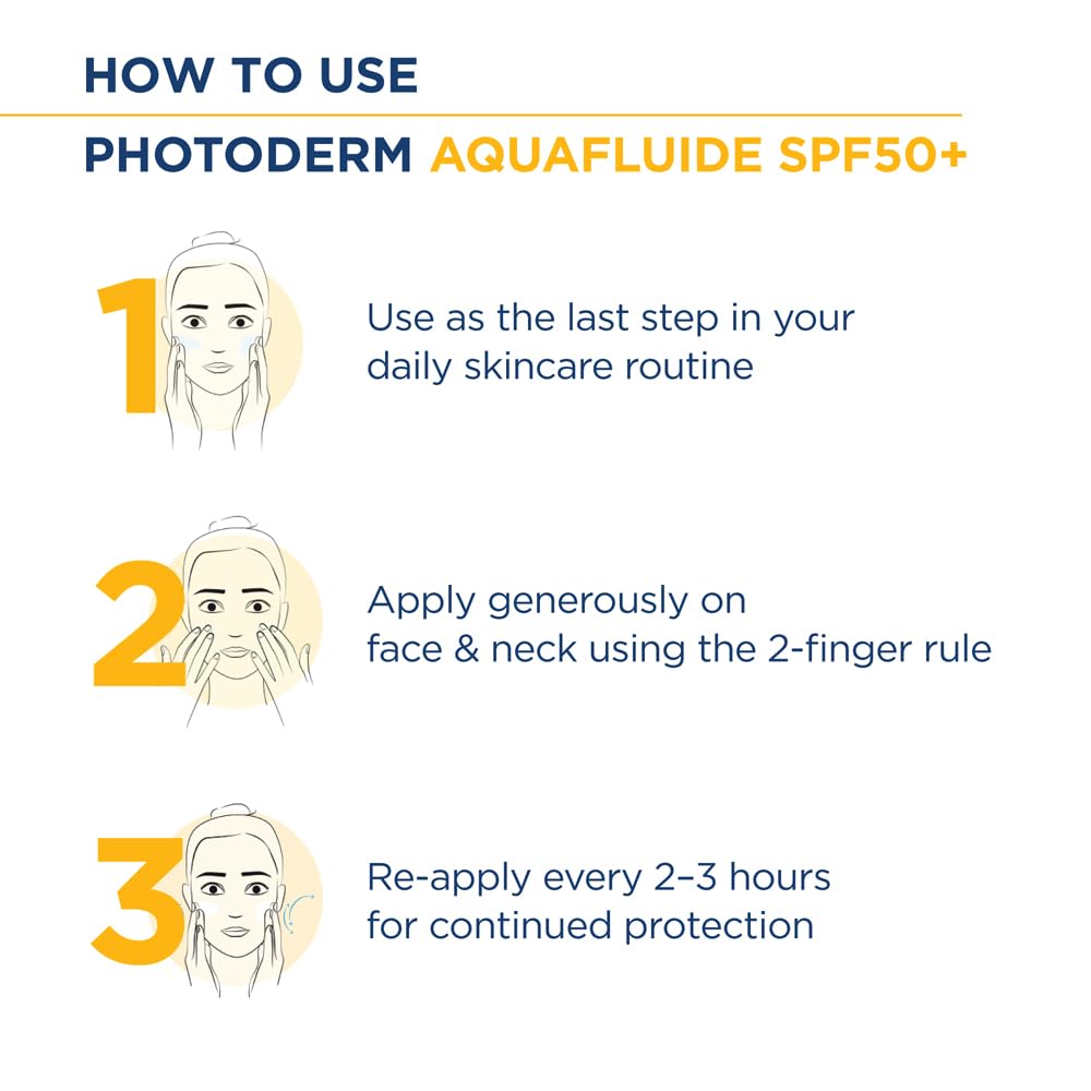 Bioderma Photoderm Aquafluide Claire SPF 50+ PA++++ Tinted Sunscreen for All Skin Types | In Vivo Tested
