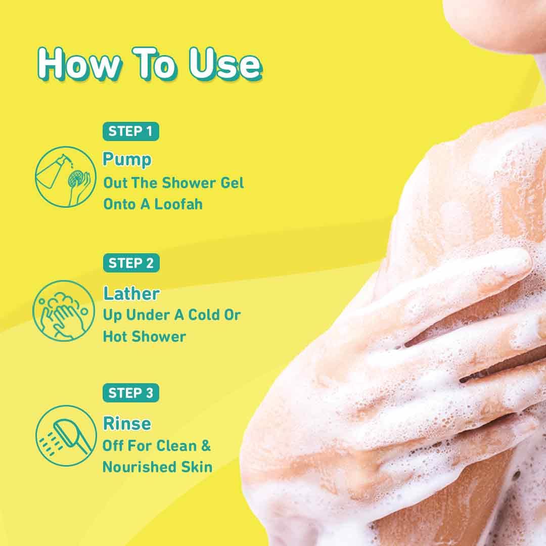 Plum Bodylovin' Hawaiian Rumba Shower Gel | SLS-Free Body Wash for Women & Men | Long Lasting Beachy Fragrance | Body Cleanser with Aloe-Infused Nourishing Form