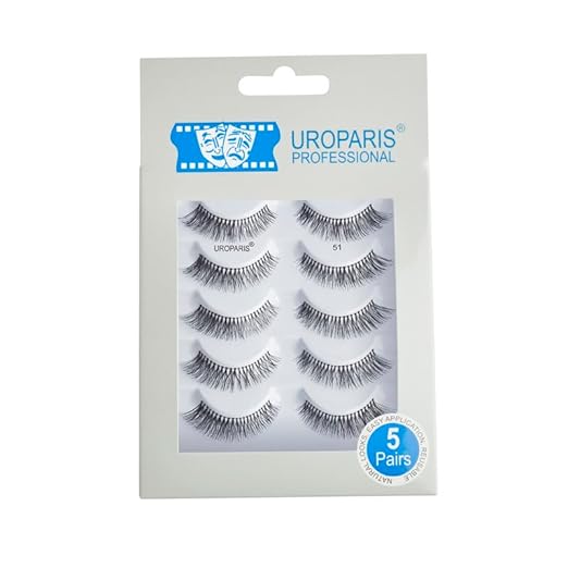 Uroparis Eyelashes 5 Pairs 51