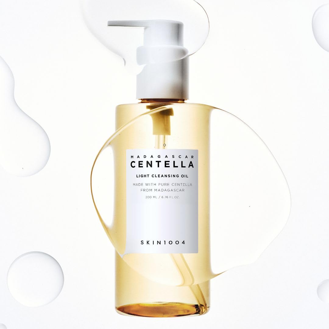 SKIN1004 Madagascar Centella Light Cleansing Oil | Gentle Makeup Remover & Deep Cleansing Oil