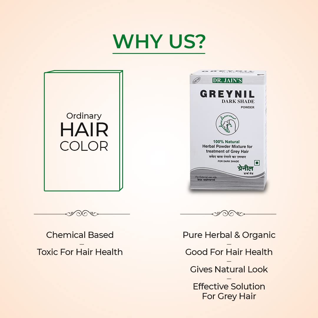 Dr. Jain'S Greynil Dark Shade, 500 G…