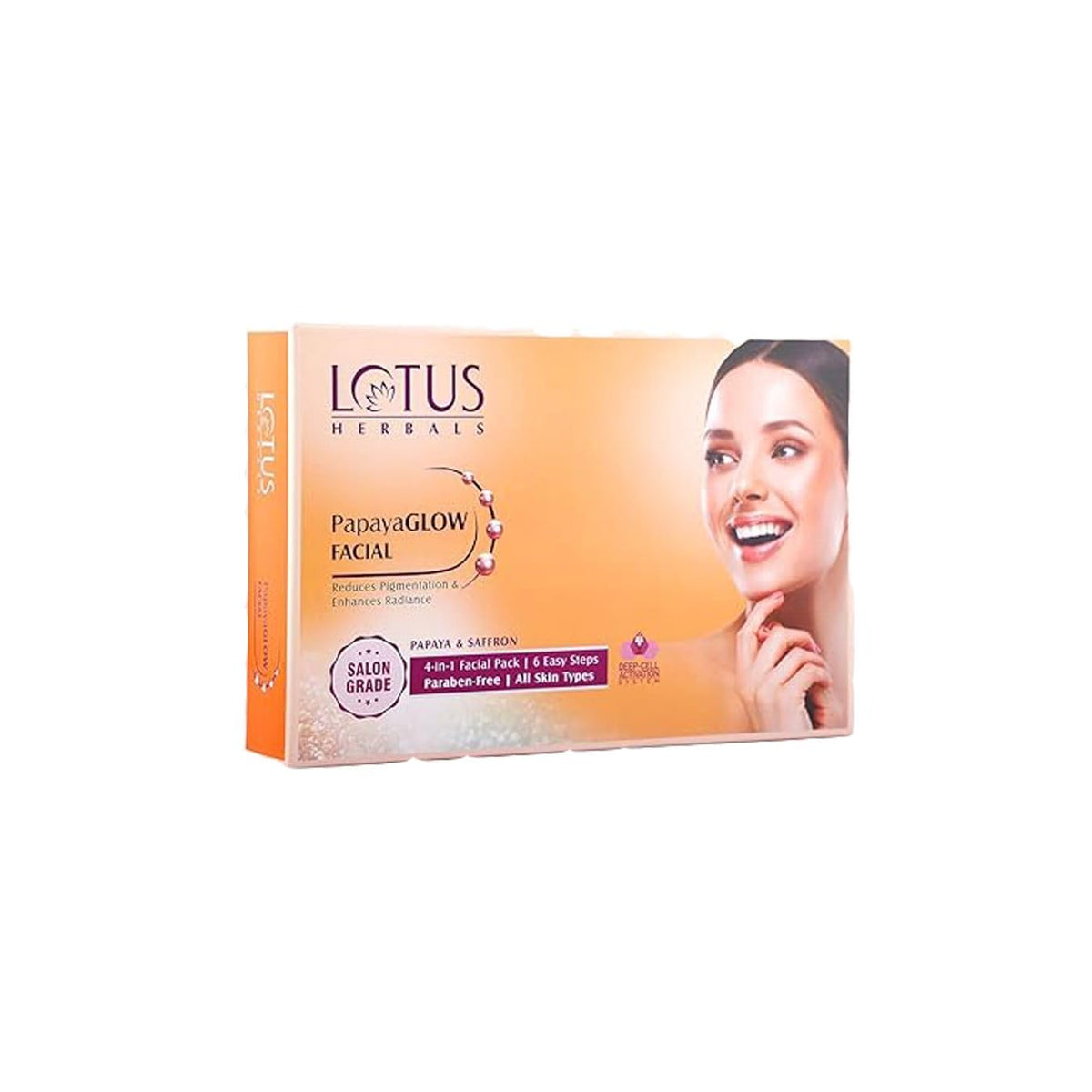 Lotus Herbals PapayaGlow Single Facial kit_67g