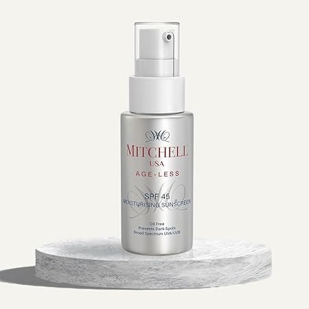 Mitchell USA Ageless Age Prevention SPF 45 - Anti-aging Sunscreen for Face