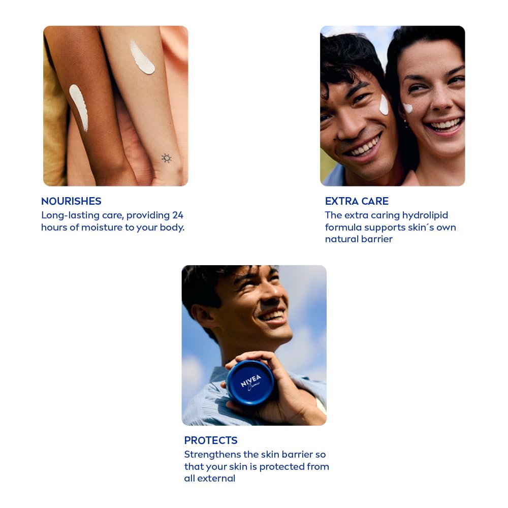 NIVEA Crème, All Season Multi Purpose Cream, 100ml Nivea 100 ml (Pack of 1)