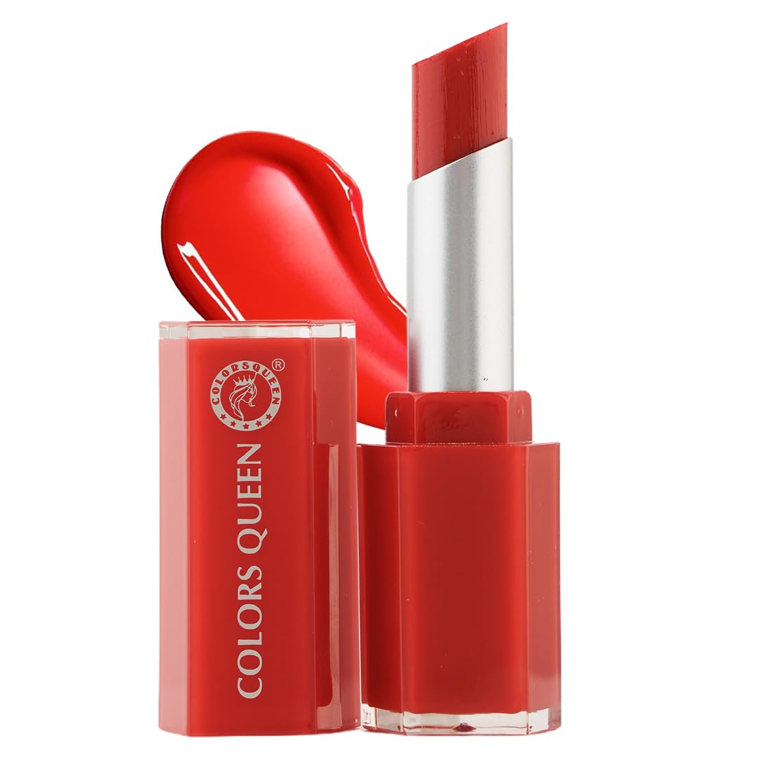 Colors Queen Gloss Stick | Lightweight & Non-Sticky Lip Gloss | Smooth 8 Hrs Hydrating Formula | High Shine Lipstick for Women Enriched with Shea Butter, Vitamin E & Squalane (02 - The MVP, 3.6g)