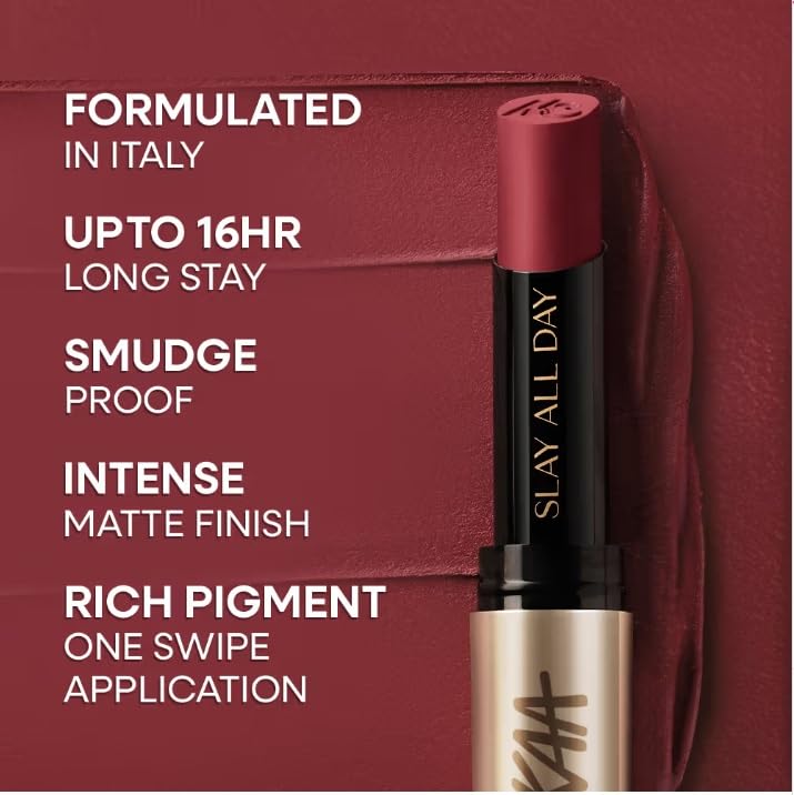 Nykaa Matte to Last No Transfer Long Lasting Lipstick (3.5g) (Chai)