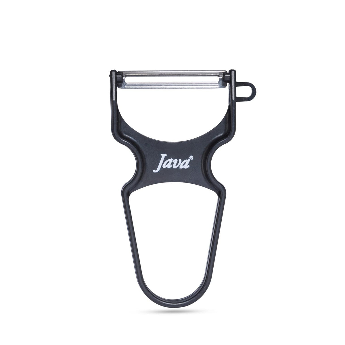 Java Rapid INOX Peeler with Stainless Steel Double Edge Blade, ABS Plastic Handle, Ergonomic Design, Dishwasher Safe, for Fruits and Vegetables (RED, Julienne)